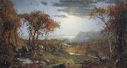 Jasper Cropsey Autumn on the Hudson River oil painting on canvas
